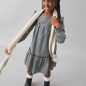 Mango Gingham check dress size 8